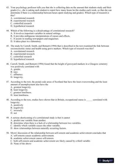 Test Bank For Social Psychology, 11th Edition - Page 7 preview image