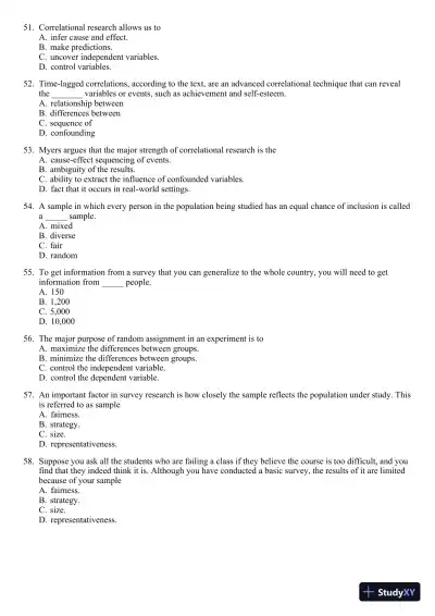 Test Bank For Social Psychology, 11th Edition - Page 8 preview image