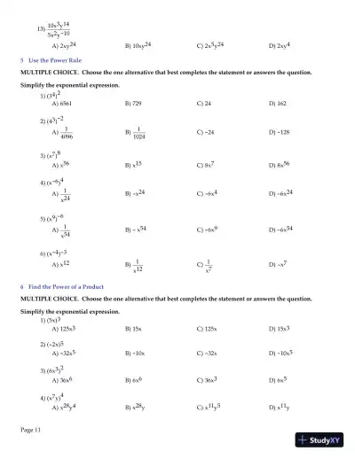 Algebra and Trigonometry, 6th Edition Test Bank - Page 12 preview image