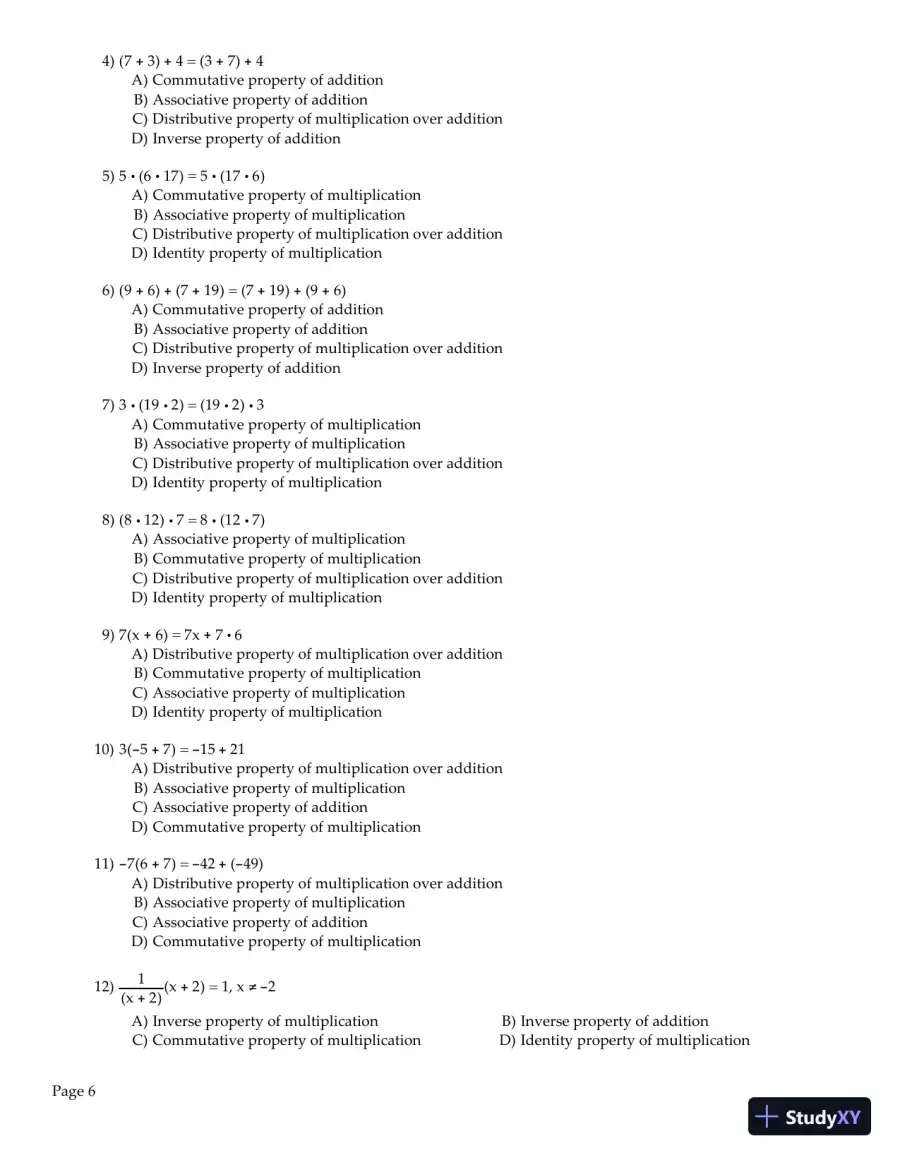 Algebra and Trigonometry, 6th Edition Test Bank, page 7