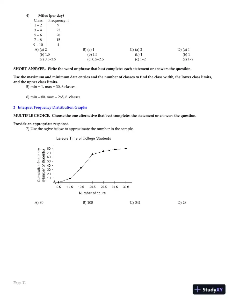Elementary Statistics: Picturing the World, 7th Edition Test Bank, page 12