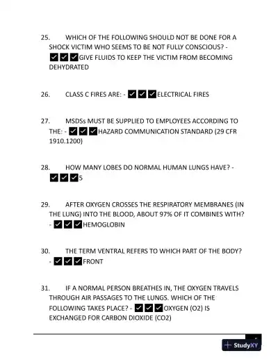 ASCP Hematology Phlebotomy Certification Exam With Answers (172 Solved Questions) - Page 6 preview image
