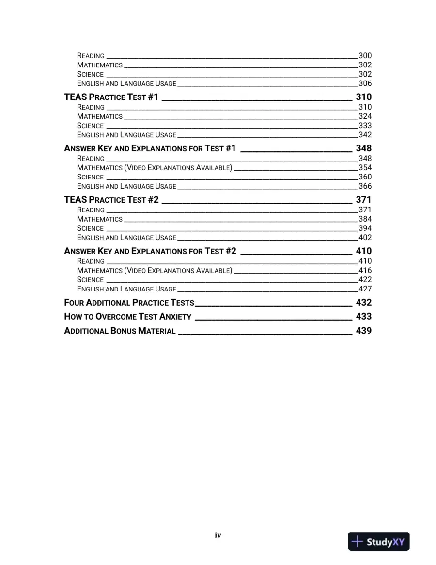 ATI TEAS Secrets Study Guide: TEAS 7 Prep Book, Six Full-Length Practice Tests (1,000+ Questions) (2022), page 12