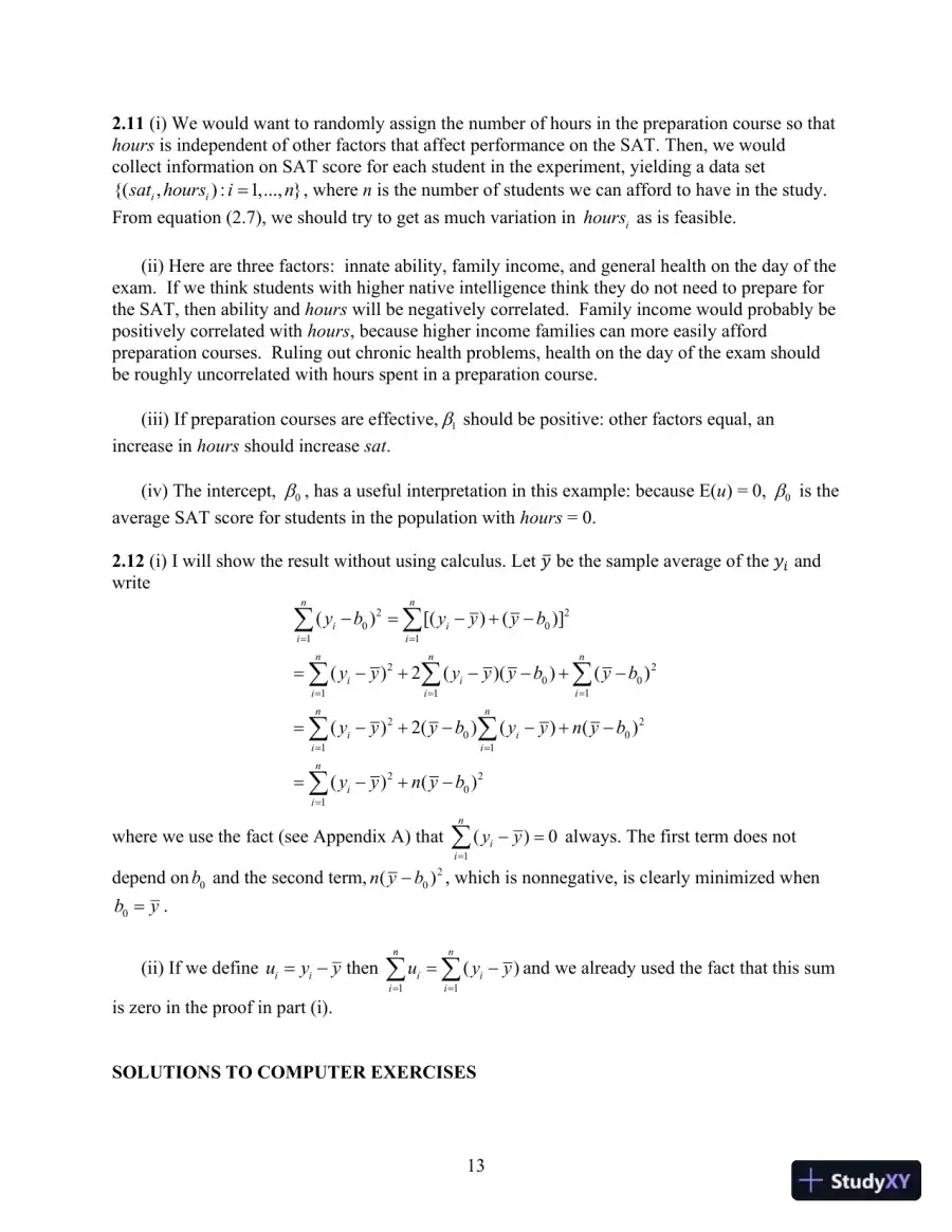 Solution Manual for Introductory Econometrics: A Modern Approach, 5th Edition, page 19