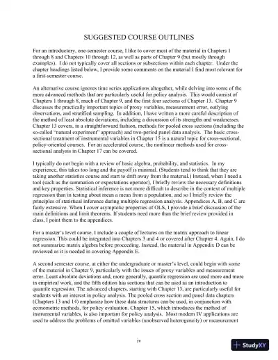 Solution Manual for Introductory Econometrics: A Modern Approach, 5th Edition - Page 5 preview image