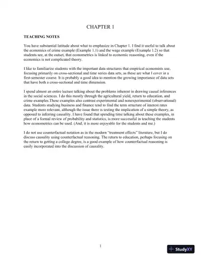 Solution Manual for Introductory Econometrics: A Modern Approach, 5th Edition - Page 7 preview image