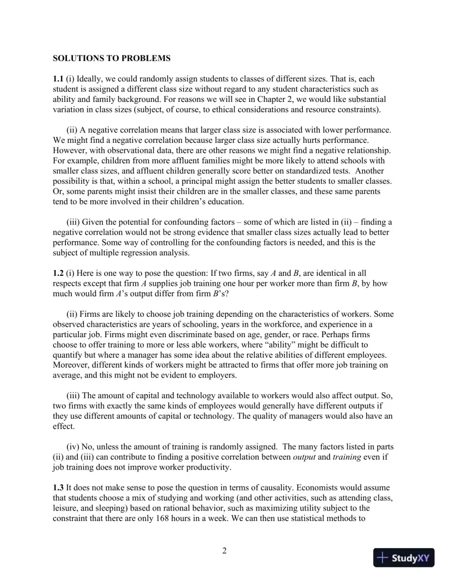 Solution Manual for Introductory Econometrics: A Modern Approach, 5th Edition, page 8