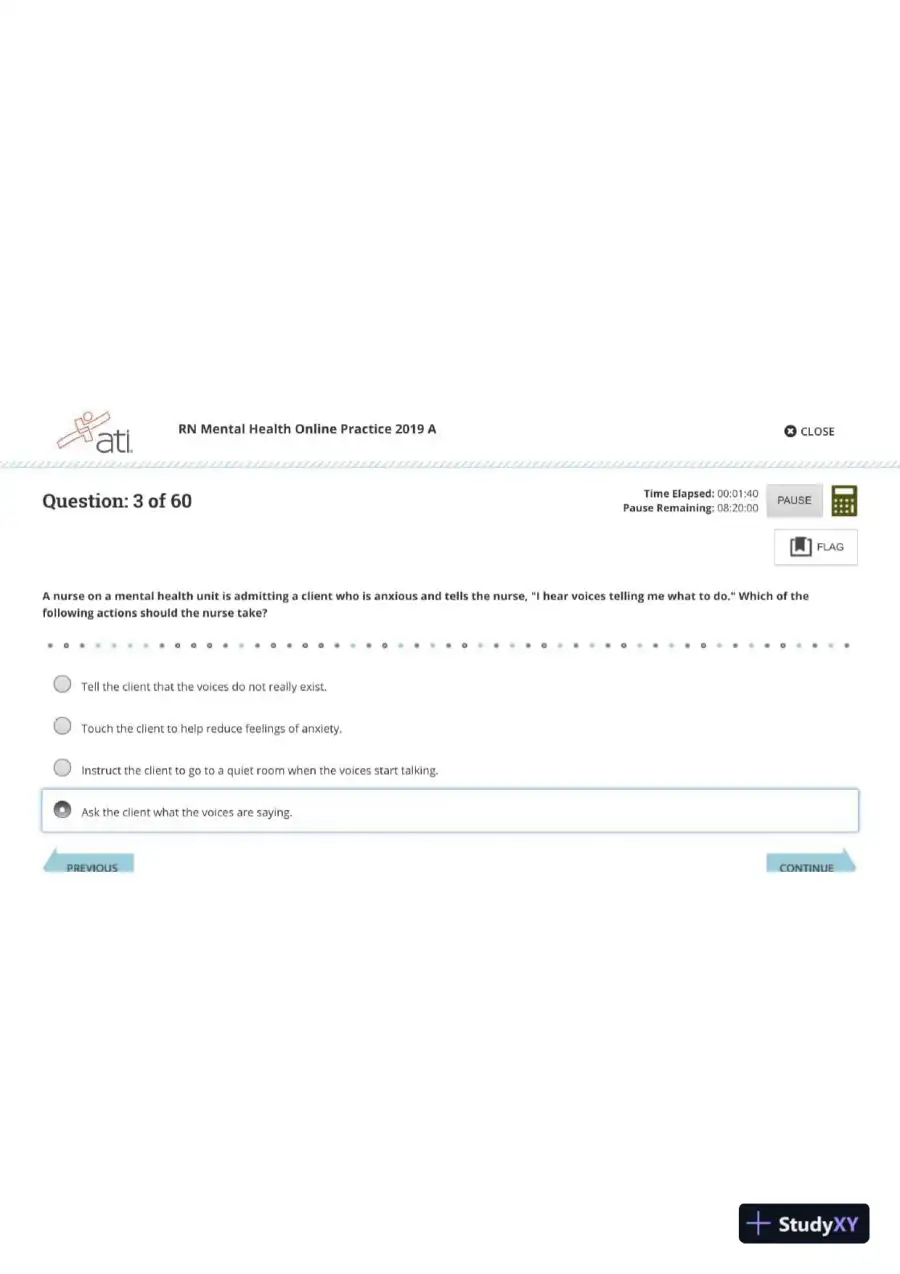 2019 ATI RN Practice Exam with Answers (60 Solved Questions), page 4