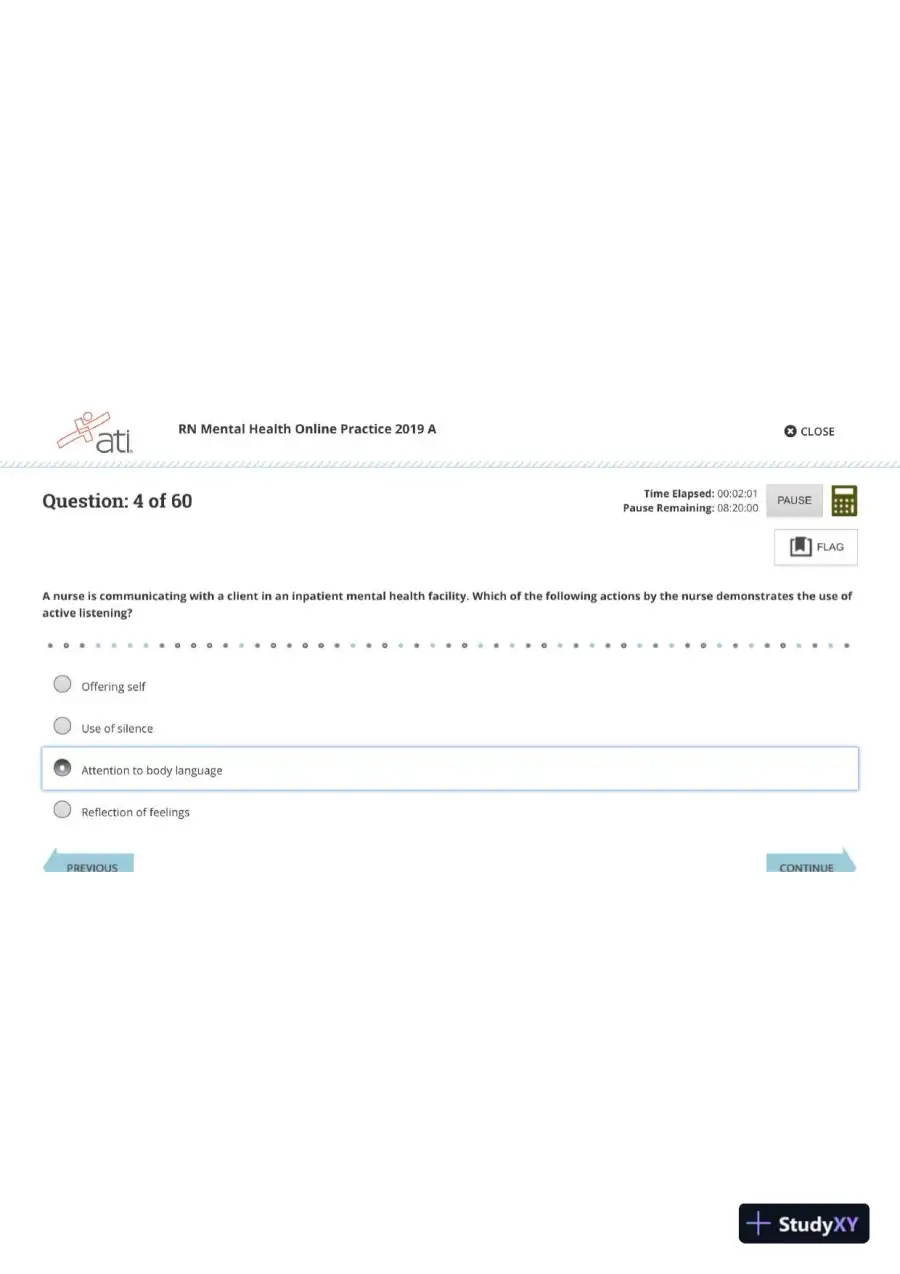 2019 ATI RN Practice Exam with Answers (60 Solved Questions), page 5