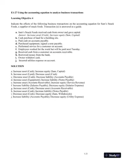 Horngren's Accounting, 12th Edition Solution Manual - Page 23 preview image