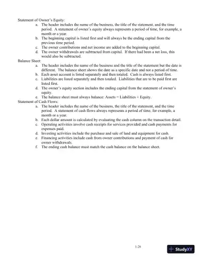 Horngren's Accounting, 12th Edition Solution Manual - Page 28 preview image