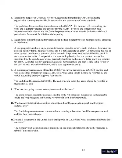 Horngren's Accounting, 12th Edition Solution Manual - Page 4 preview image