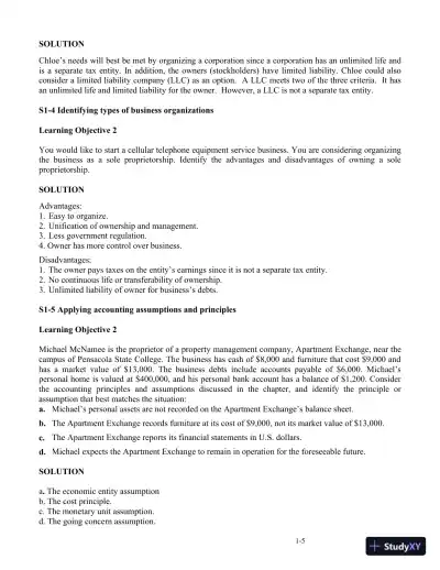 Horngren's Accounting, 12th Edition Solution Manual - Page 7 preview image