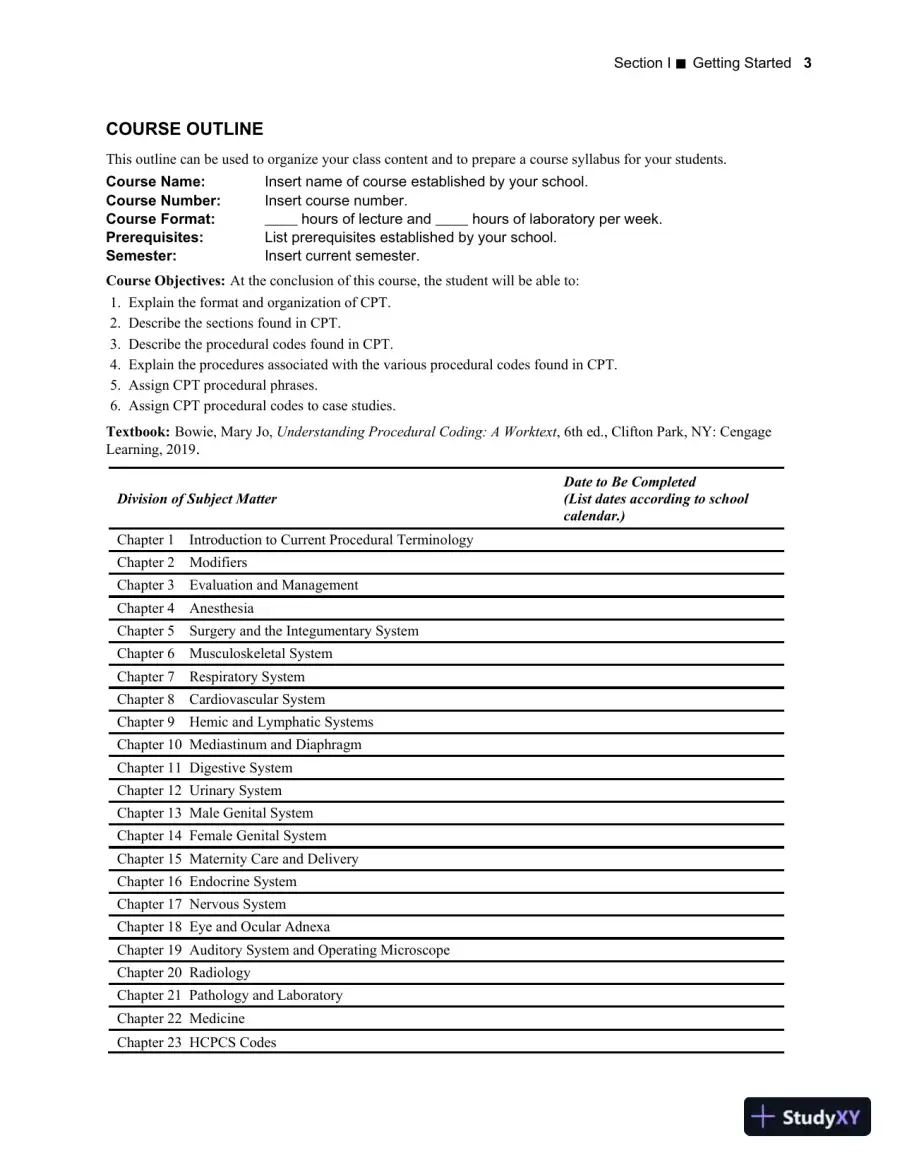 Solution Manual for Understanding Current Procedural Terminology and HCPCS Coding Systems, 6th Edition, page 6