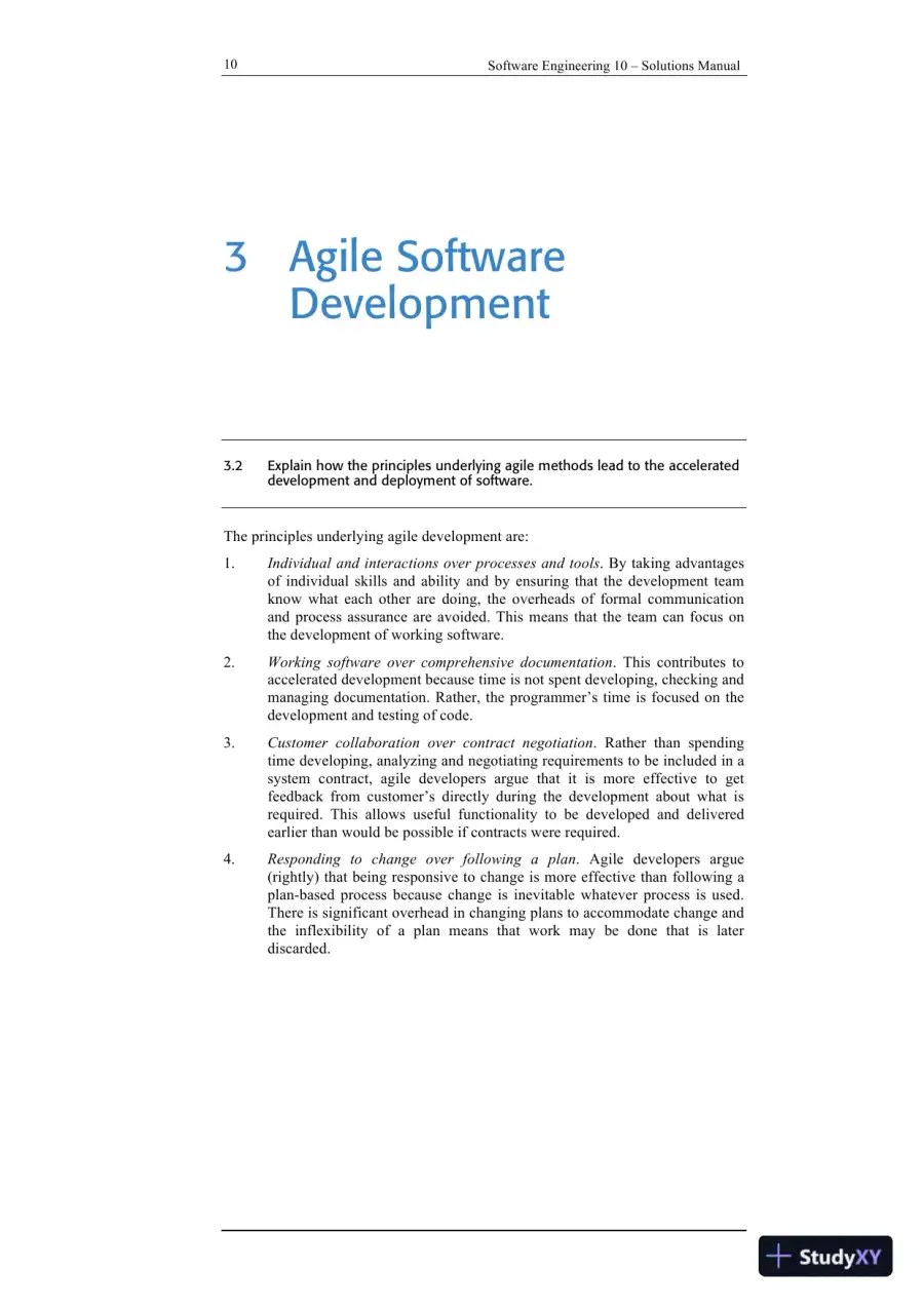 Solution Manual For Software Engineering, 10th Edition, page 10