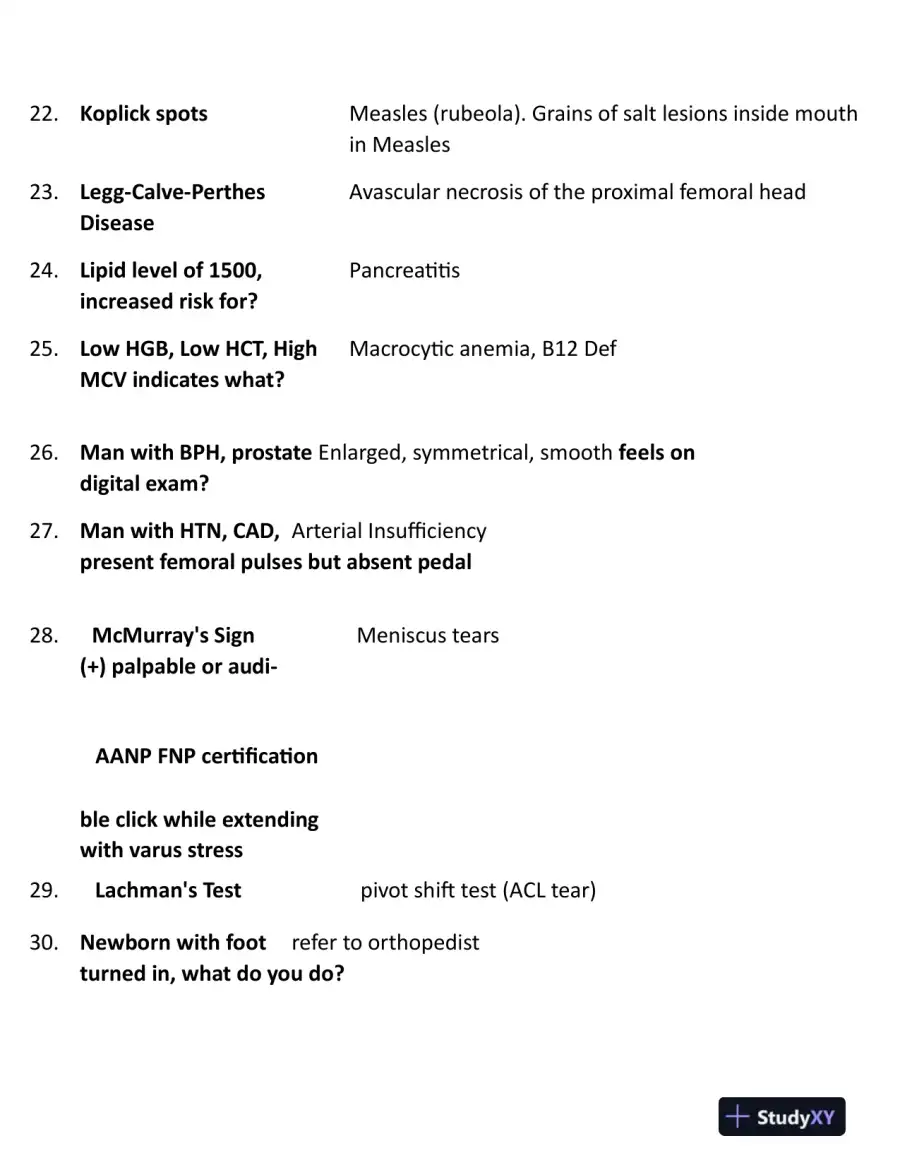 2023-2024 AANP Nursing Diagnosis FNP Certification With Answers (237 Solved Questions), page 6