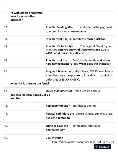2023-2024 AANP Nursing Diagnosis FNP Certification With Answers (237 Solved Questions) - Page 8 preview image