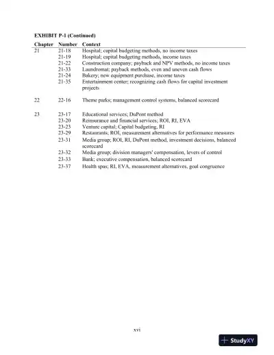 Solution Manual For Cost Accounting, 15th Edition - Page 16 preview image