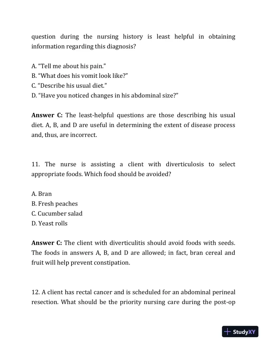 2020 NCLEX-PN Test Prep. Questions and Answers with Explanations (2020), page 30
