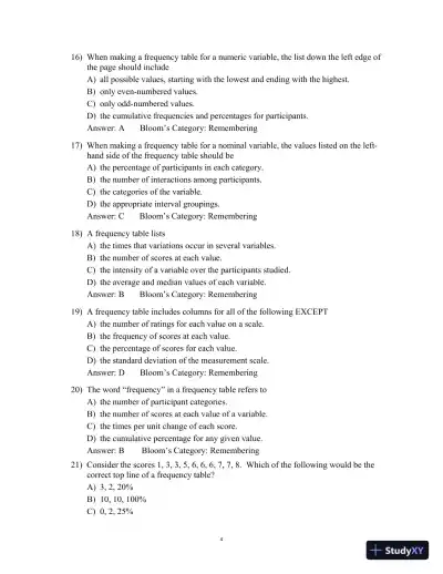 Test Bank for Statistics For The Behavioral And Social Sciences, 6th Edition - Page 8 preview image