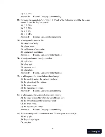 Test Bank for Statistics For The Behavioral And Social Sciences, 6th Edition - Page 9 preview image