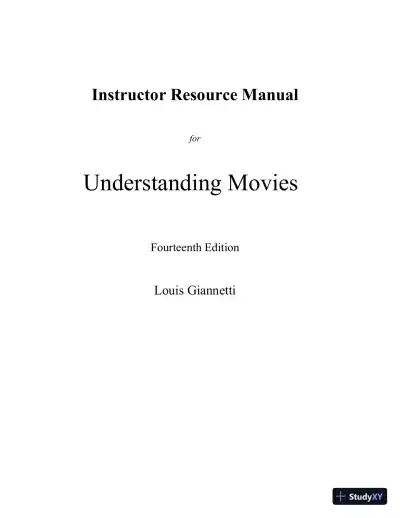 Class Notes for Understanding Movies, 14th Edition - Page 1 preview image