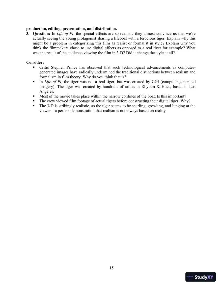 Class Notes for Understanding Movies, 14th Edition, page 20