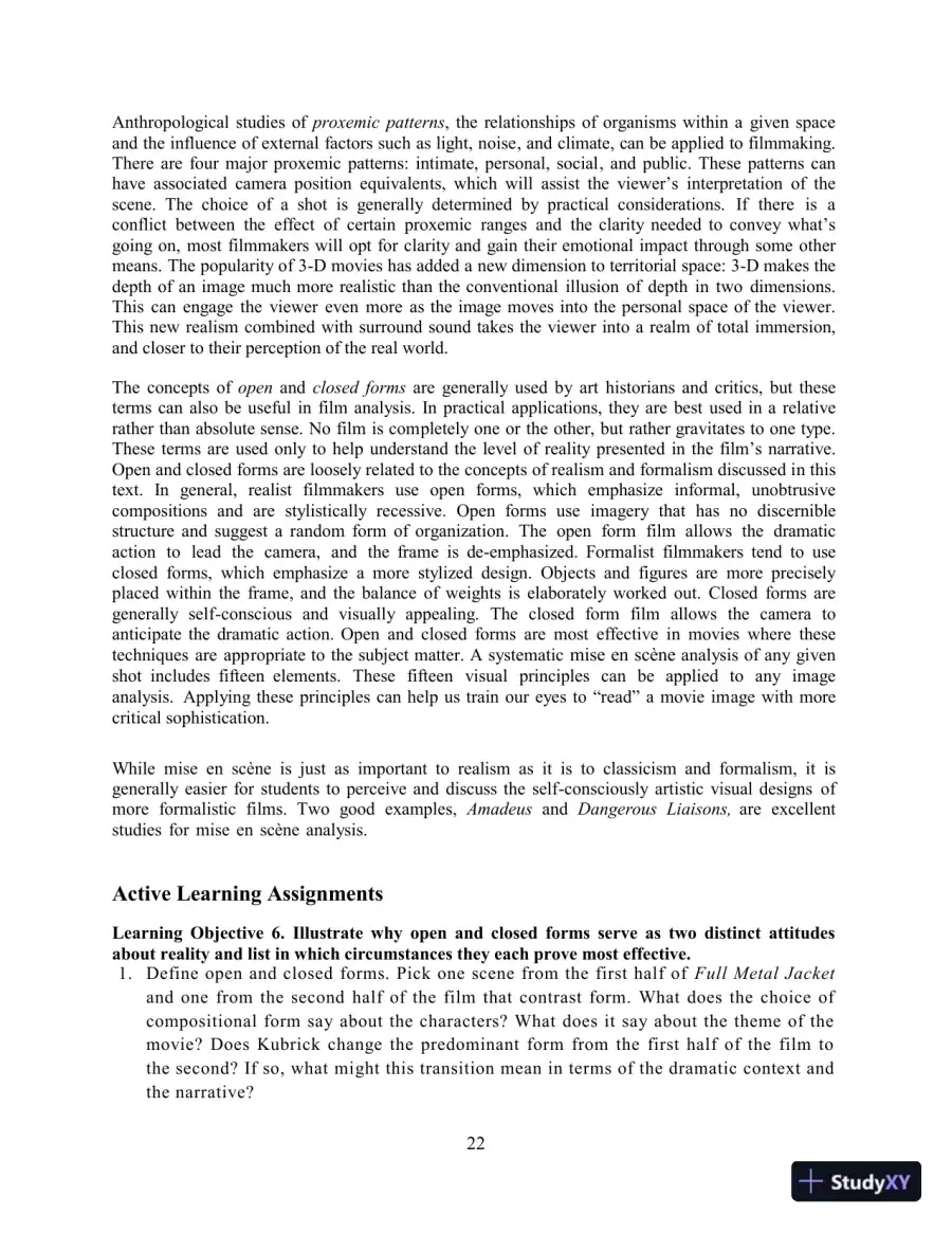 Class Notes for Understanding Movies, 14th Edition, page 27