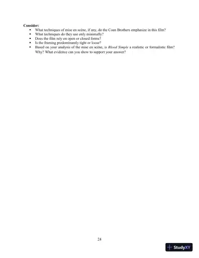 Class Notes for Understanding Movies, 14th Edition - Page 29 preview image