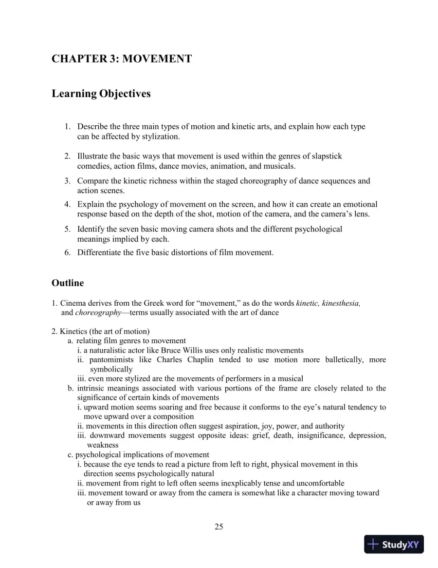 Class Notes for Understanding Movies, 14th Edition, page 30