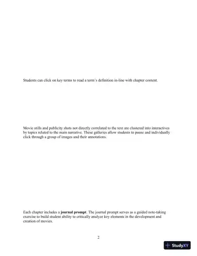 Class Notes for Understanding Movies, 14th Edition - Page 7 preview image