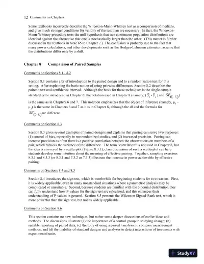 Solution Manual for Statistics for the Life Sciences, 5th Edition - Page 15 preview image
