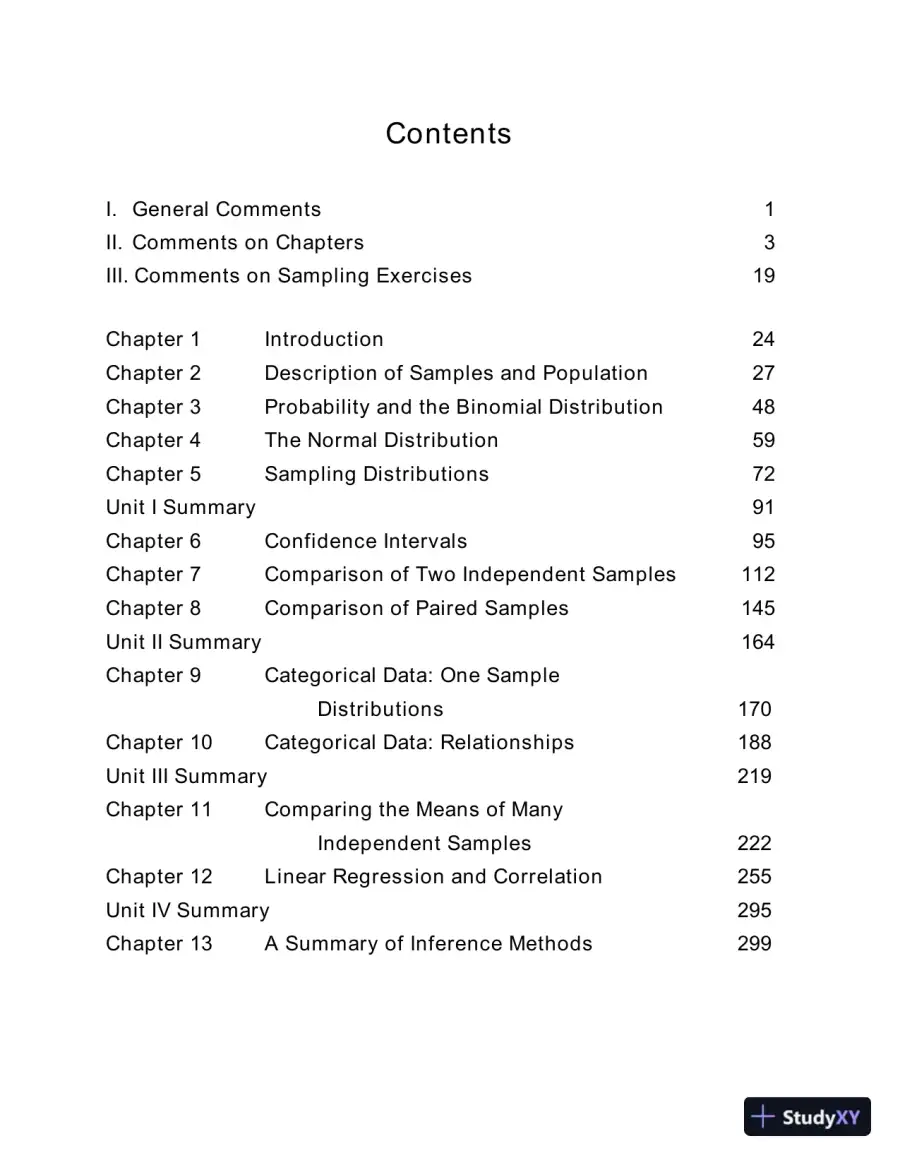 Solution Manual for Statistics for the Life Sciences, 5th Edition, page 3