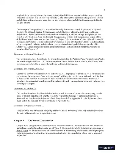 Solution Manual for Statistics for the Life Sciences, 5th Edition - Page 8 preview image