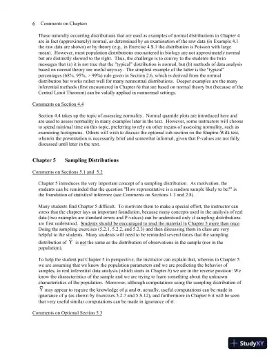 Solution Manual for Statistics for the Life Sciences, 5th Edition - Page 9 preview image