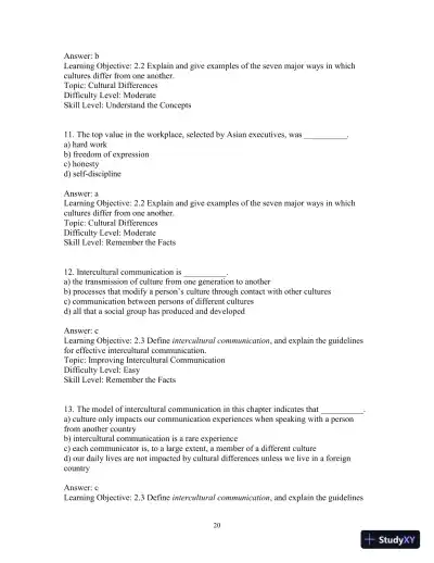 Test Bank for Interpersonal Messages , 4th Edition - Page 23 preview image