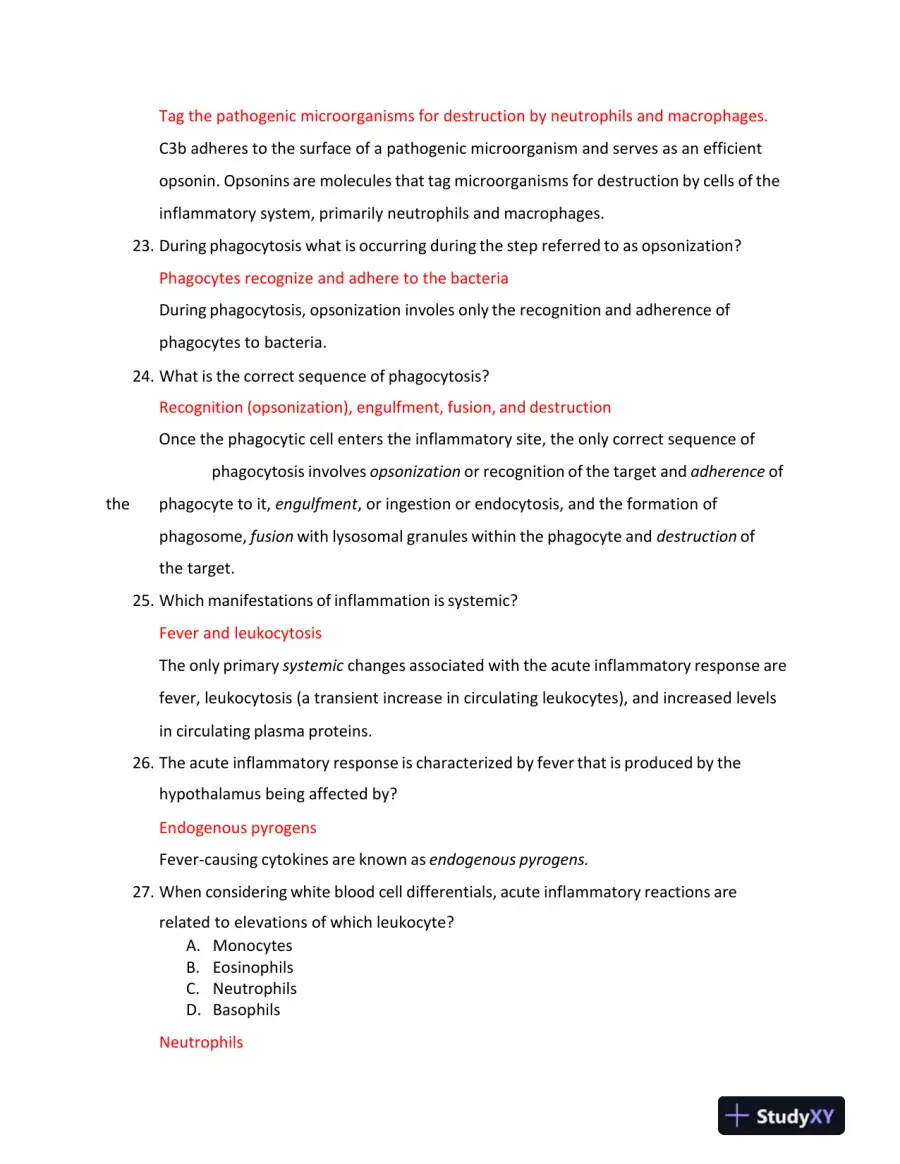 2023-2024 NURS611 Maryville University Pathophysiology Exam 2 With Answers (165 Solved Questions), page 6