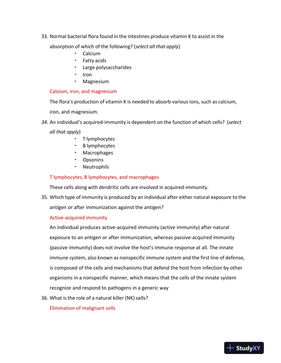 2023-2024 NURS611 Maryville University Pathophysiology Exam 2 With Answers (165 Solved Questions), page 8