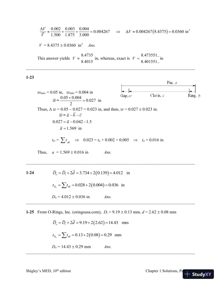 Solution Manual For Shigley's Mechanical Engineering Design, 10th Edition, page 10