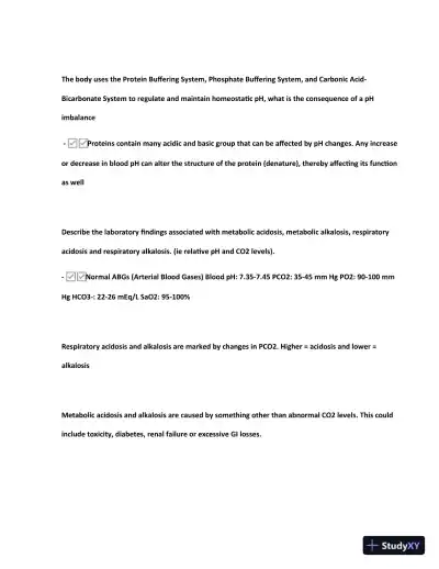 2023-2024 WGU D236 Pathophysiology Practice Exam with Answers (170 Solved Questions) - Page 5 preview image