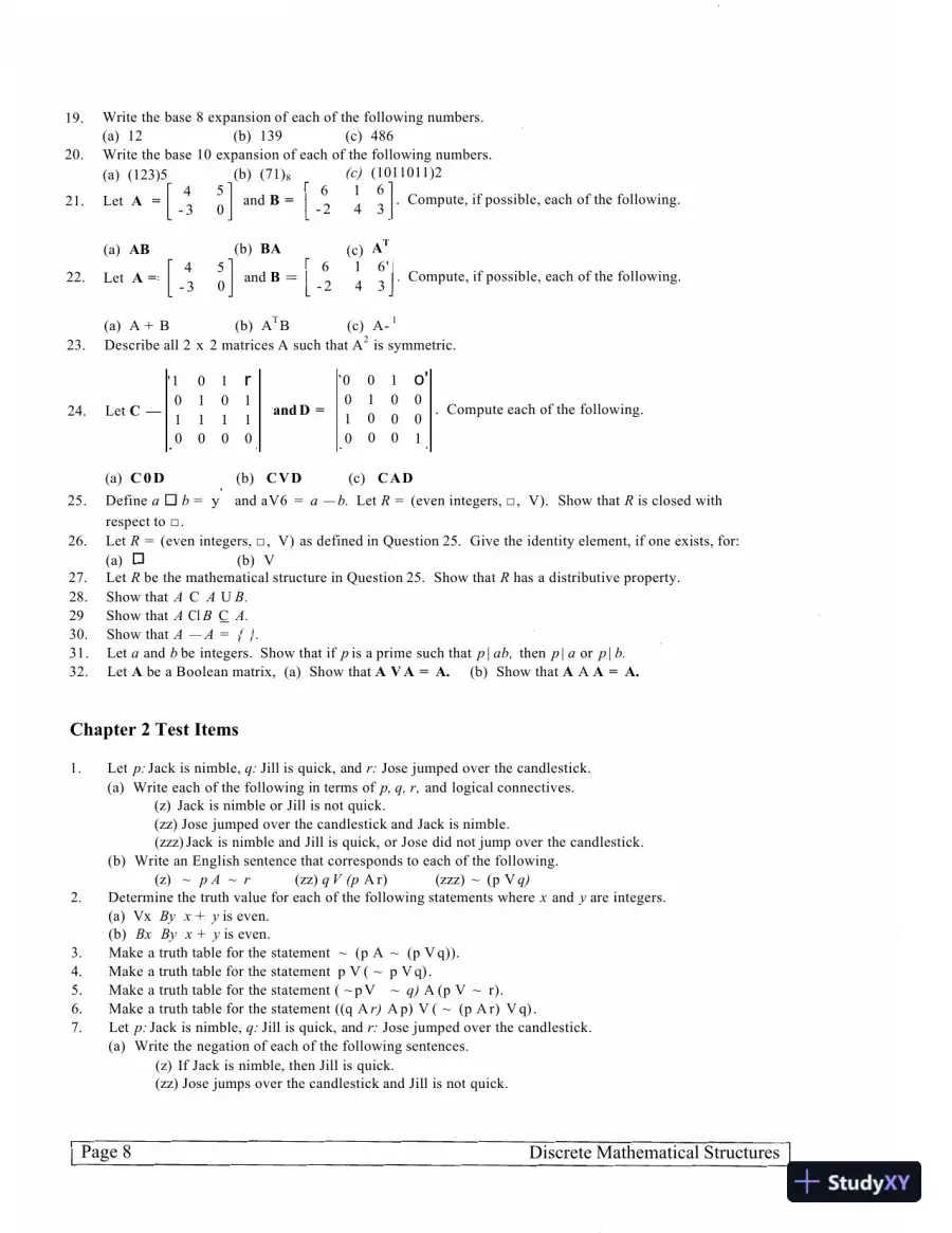 Discrete Mathematical Structures (Classic Version), 6th Edition Solution Manual, page 11
