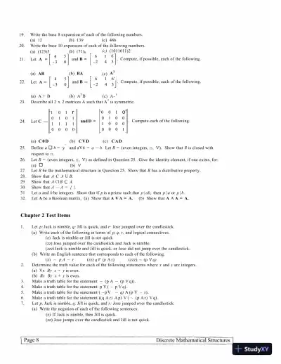 Discrete Mathematical Structures (Classic Version), 6th Edition Solution Manual - Page 11 preview image