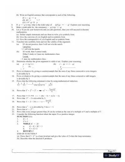 Discrete Mathematical Structures (Classic Version), 6th Edition Solution Manual - Page 12 preview image