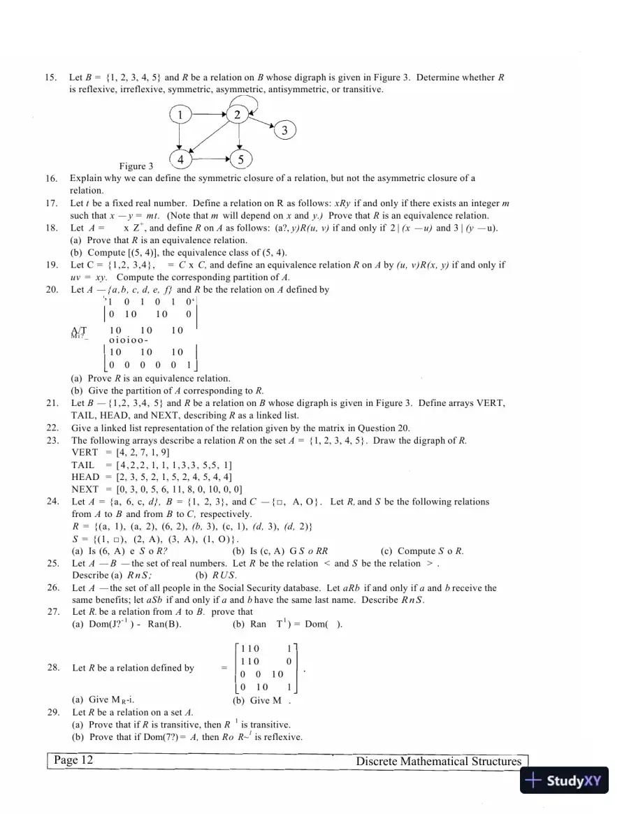 Discrete Mathematical Structures (Classic Version), 6th Edition Solution Manual, page 15