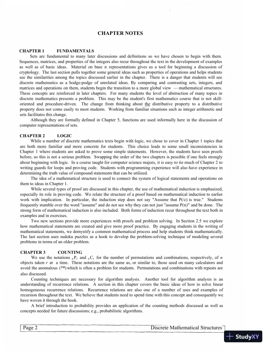 Discrete Mathematical Structures (Classic Version), 6th Edition Solution Manual, page 5