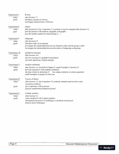 Discrete Mathematical Structures (Classic Version), 6th Edition Solution Manual - Page 9 preview image
