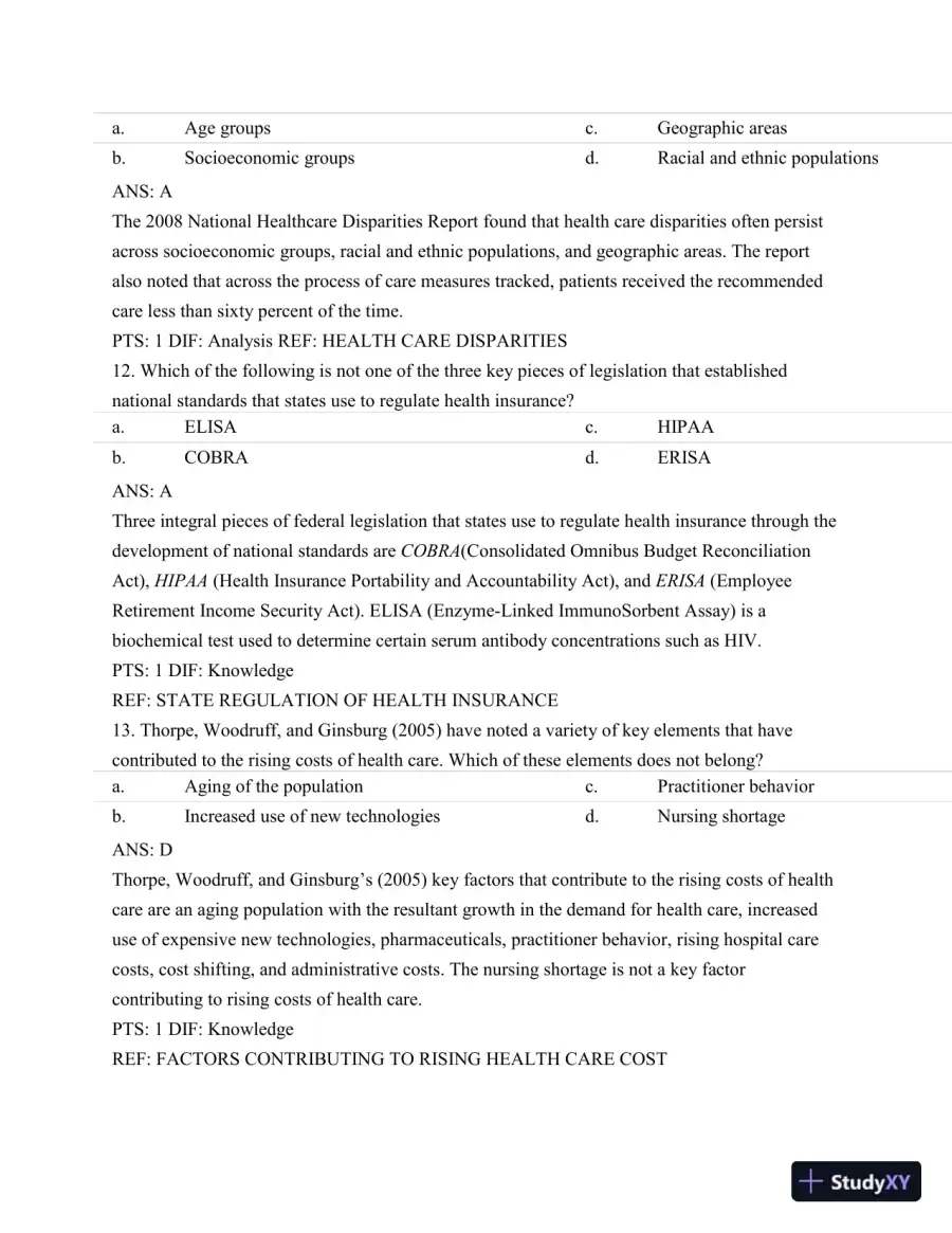Test Bank For Nursing Leadership and Management, 3rd Edition, page 16