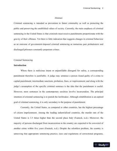 CRJ301: Criminal Sentencing Juvenile Justice (professor) - Page 3 preview image