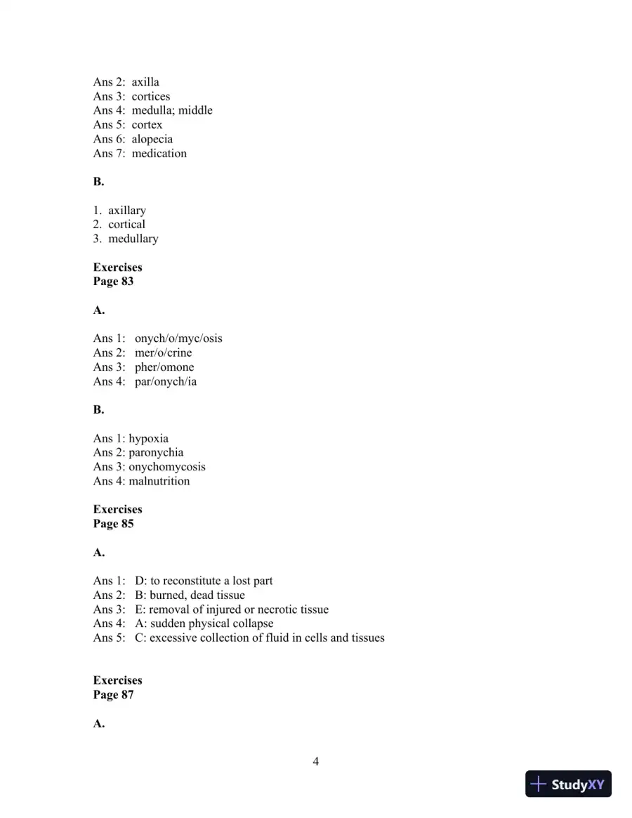 Solution Manual For Medical Language for Modern Health Care, 4th Edition, page 19