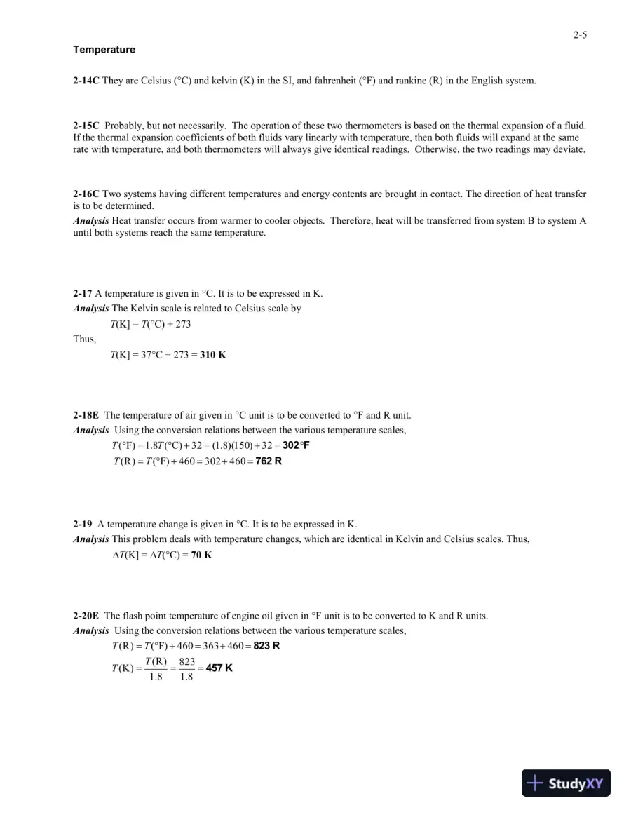 Solution Manual For Fundamentals of Thermal-Fluid Sciences, 5th Edition, page 15